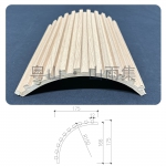 R150圆弧阳角格栅 R150 Bullnose  Grille